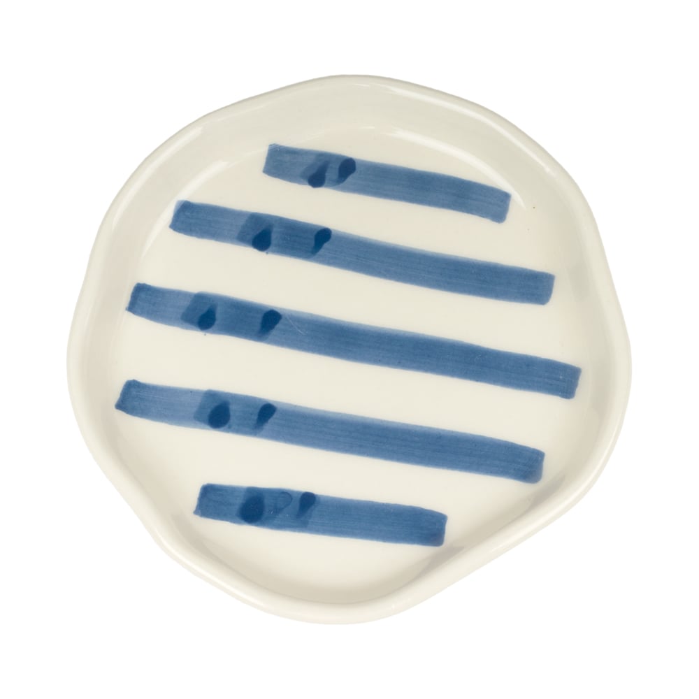 Изображение товара Мыльница Zenfort Ривьера, керамика, синяя полоска 106435