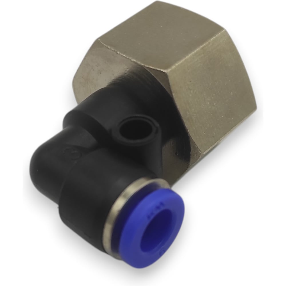 Изображение товара Фитинг цанговый угловой Контактная Механика G1/2, трубка 6мм KZPLF06-04G