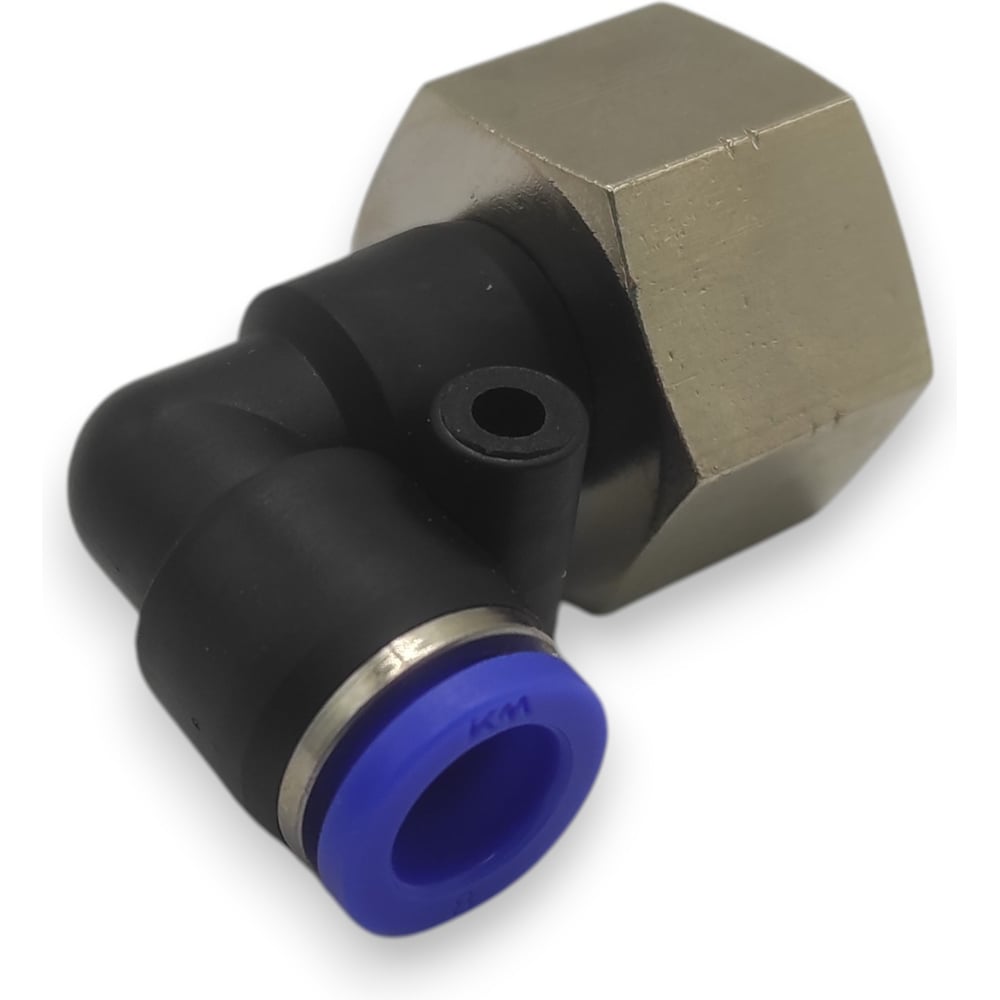 Изображение товара Фитинг цанговый угловой Контактная Механика 1/2, трубка 8мм KZPLF08-04P