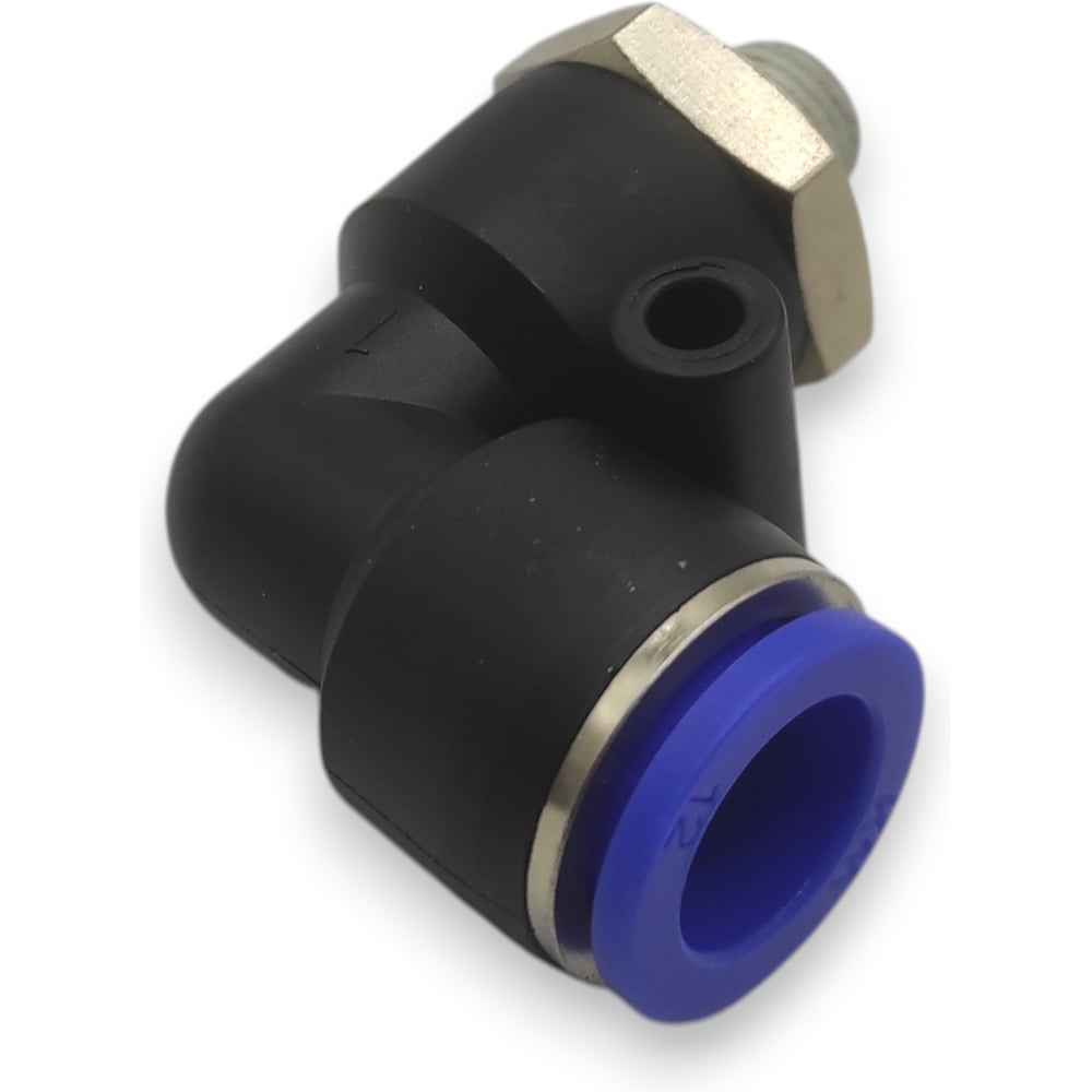 Изображение товара Фитинг цанговый угловой Контактная Механика 1/8М-12мм KZPL12-01P