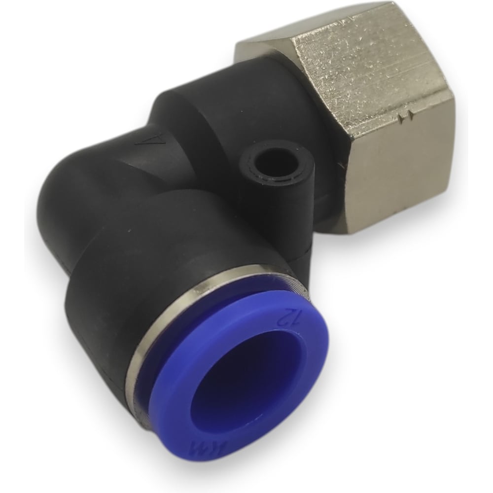 Изображение товара Фитинг цанговый угловой Контактная Механика 1/2, трубка 12мм KZPLF12-04P