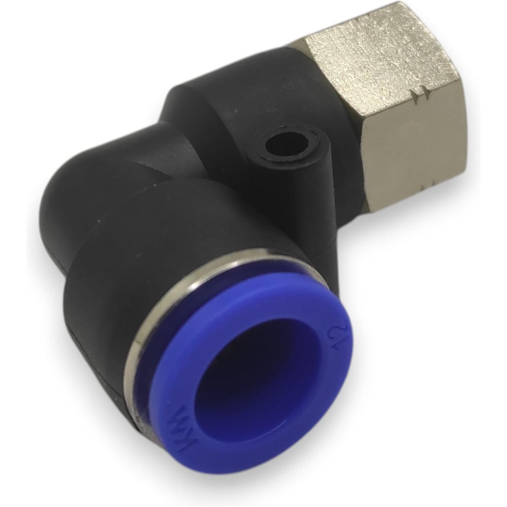 Изображение товара Фитинг цанговый угловой Контактная Механика 3/8, трубка 12мм KZPLF12-03P