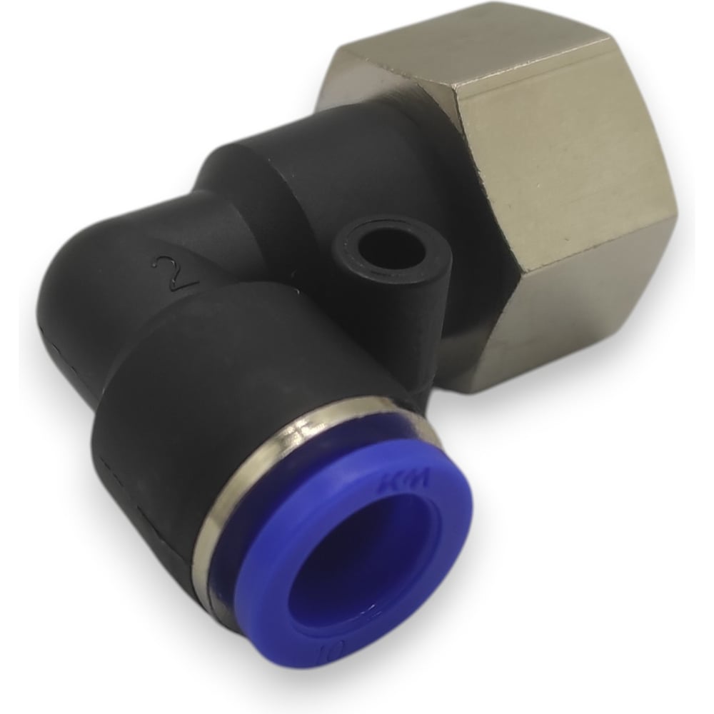 Изображение товара Фитинг цанговый угловой Контактная Механика KZPLF10-04G 1/2F-10 мм