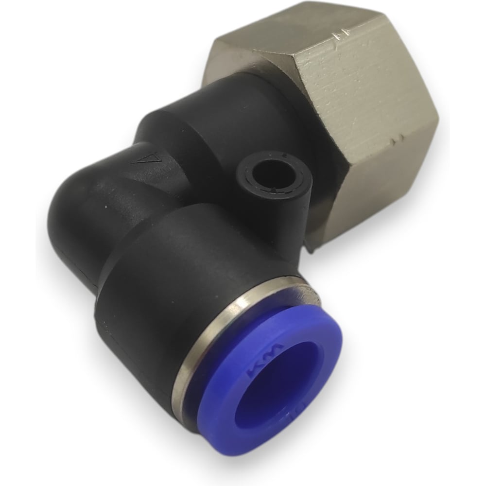 Изображение товара Фитинг цанговый угловой Контактная Механика 1/2, трубы 10мм KZPLF10-04P