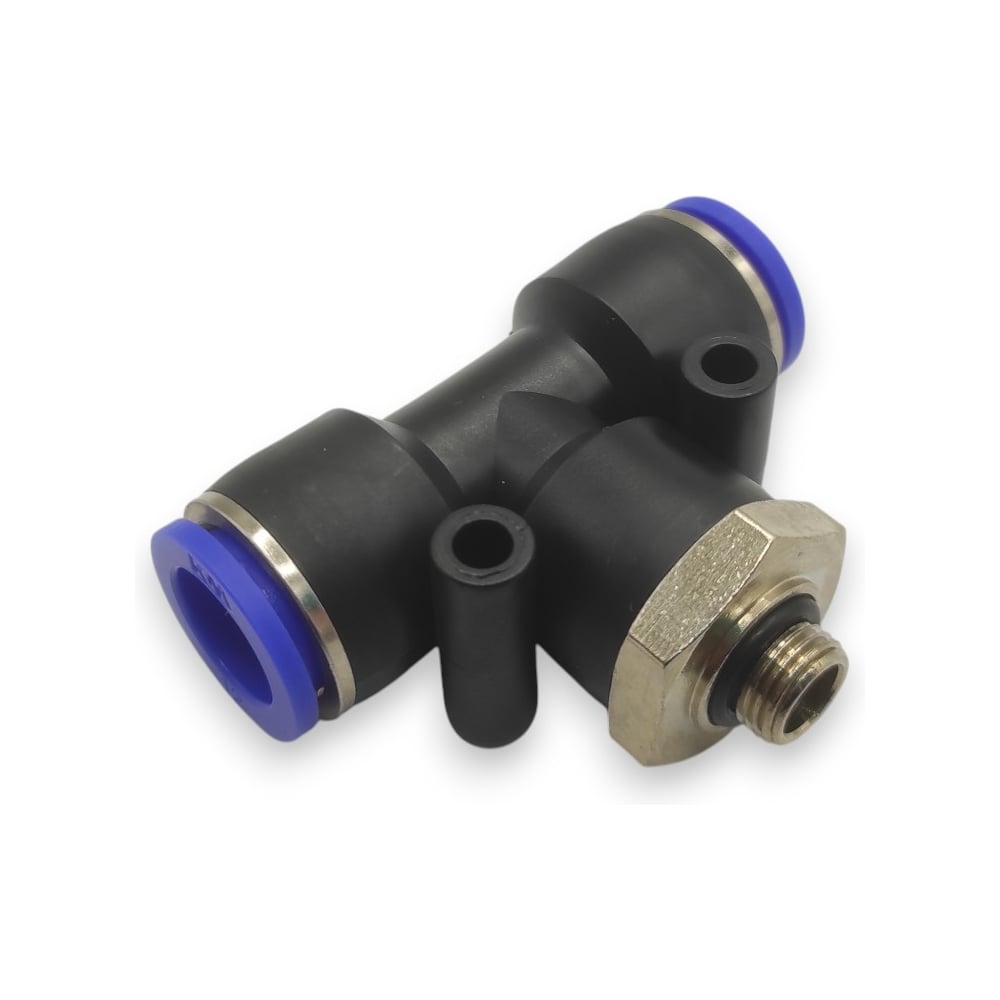 Изображение товара Фитинг-тройник Контактная Механика KZPB12-01G 1/8М-12 мм