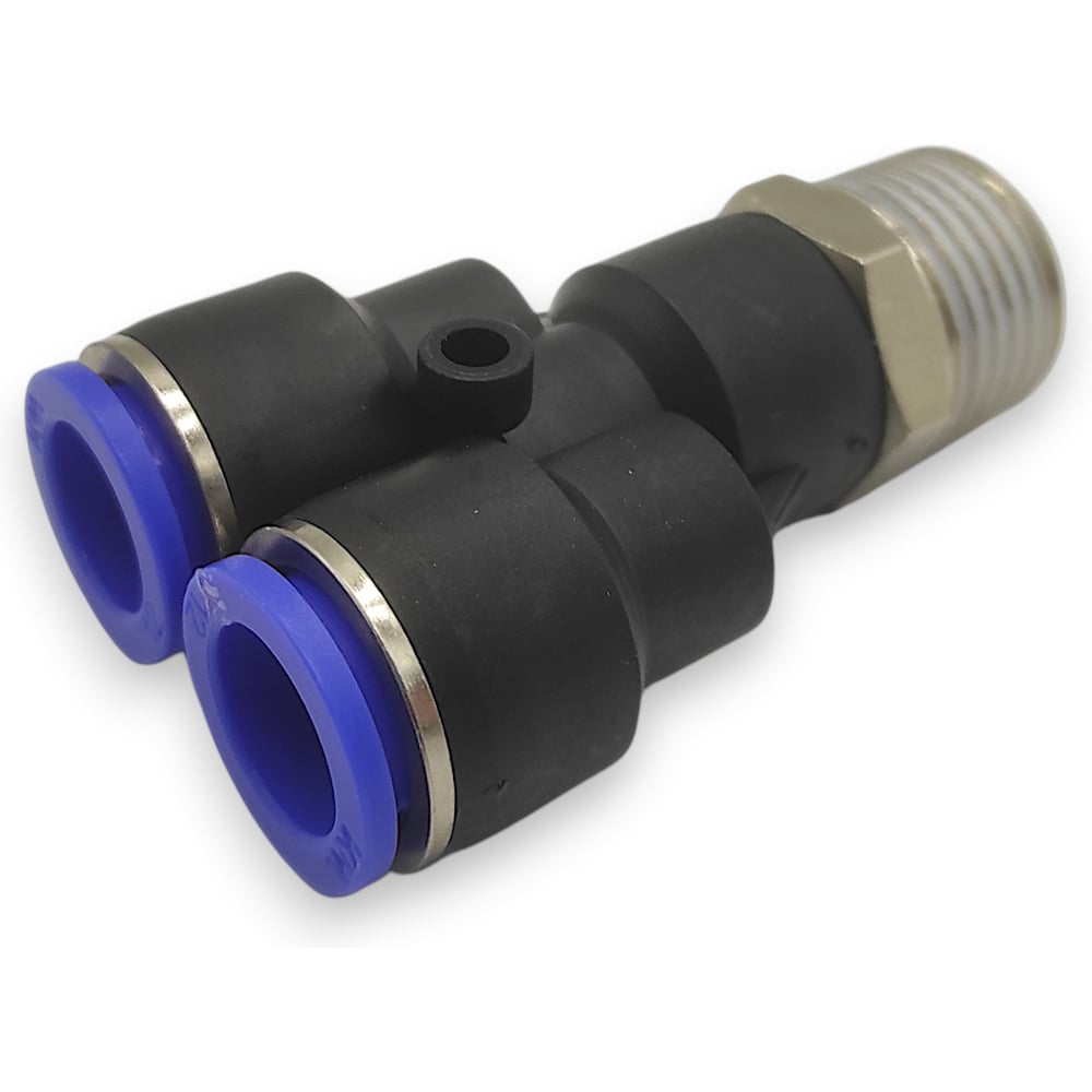 Изображение товара Тройник Контактная Механика Y-образный трубка 12мм, 1/2 KZPWT12-04P