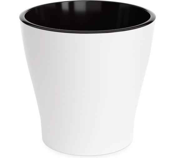 Изображение товара Горшок цветочный ЗПИ Альтернатива Лея 17л двойной (с автополивом) (белый) М8858