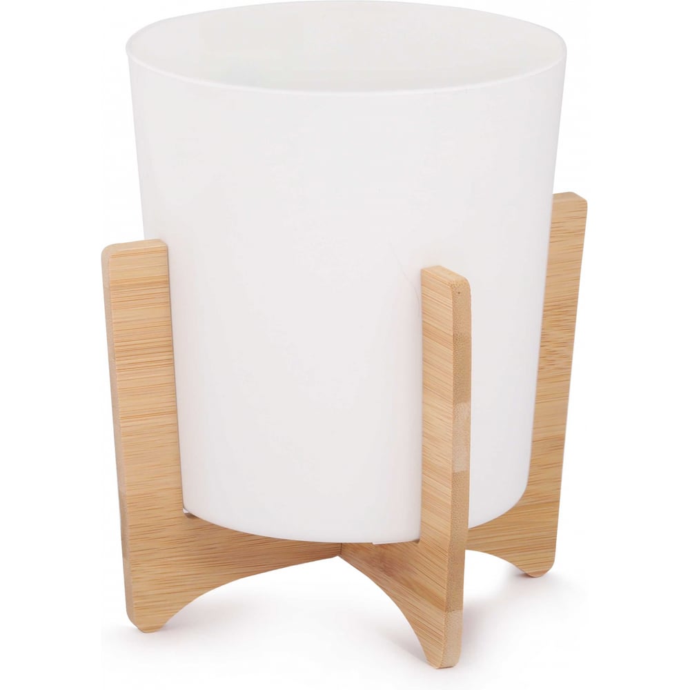 Изображение товара Кашпо ЗПИ Альтернатива Алессия 1,8л (белый) М8264