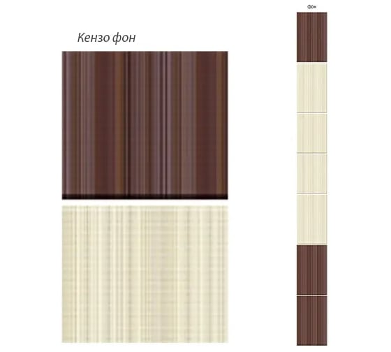 Изображение товара Панель ПВХ КронаПласт Unique Кензо фон 12 шт 00-00057326/12