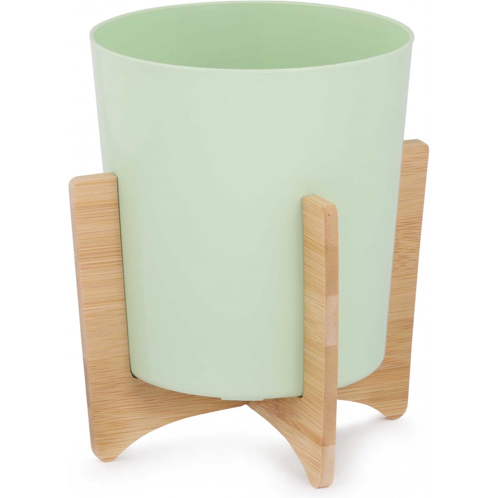 Изображение товара Кашпо ЗПИ Альтернатива Алессия 1,8л (св.зеленый) М8266