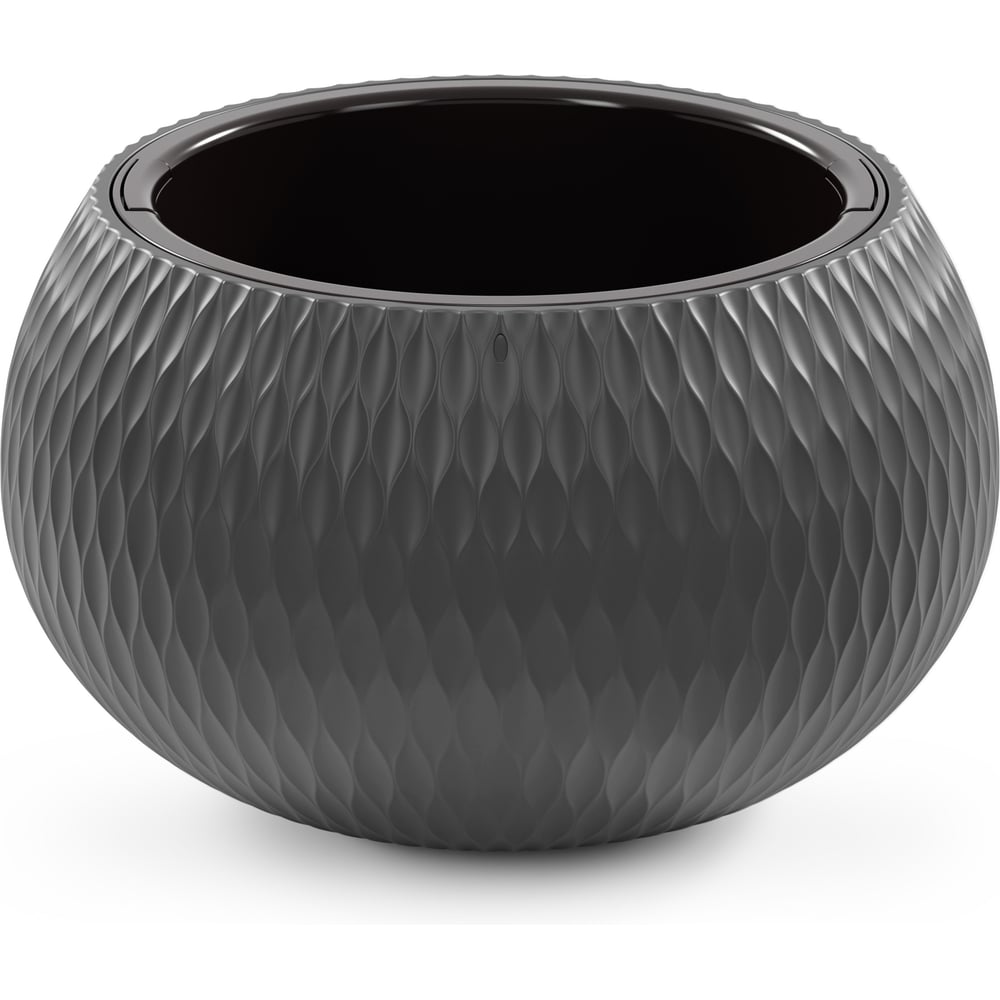 Изображение товара Кашпо ЗПИ Альтернатива Жемчужина 7л (графитовый) М8917
