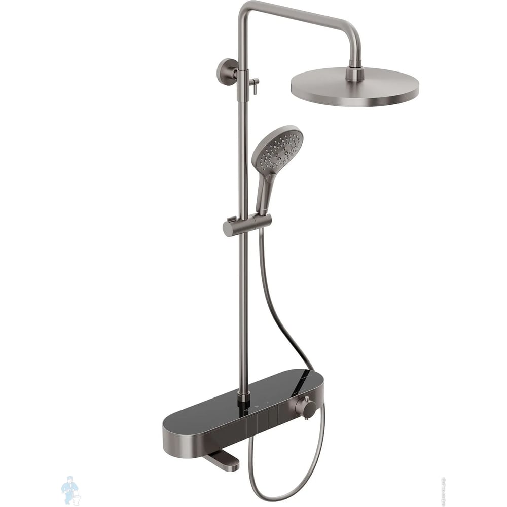 Изображение товара Душевая система Abelsberg Intensa с термостатом и полкой