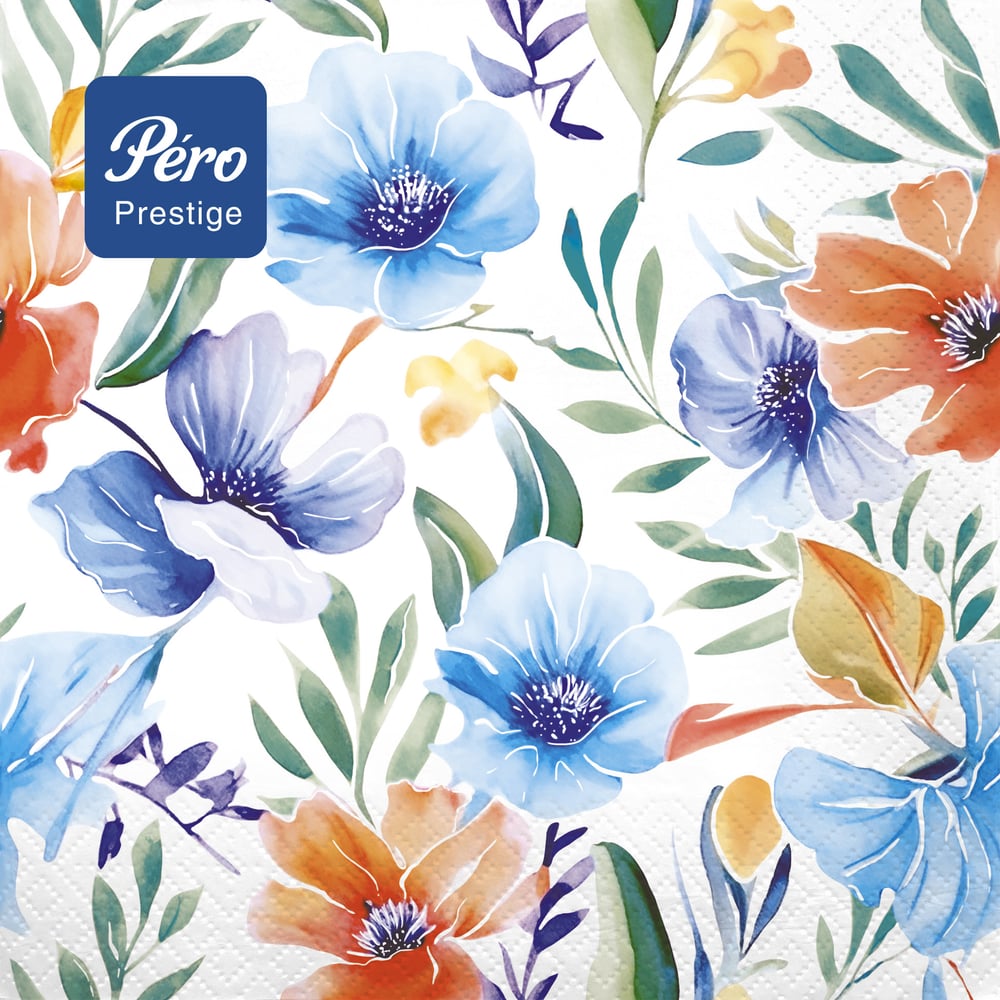 Изображение товара Салфетки Pero Prestige Мечта 33х33 см, цветы, трехслойные