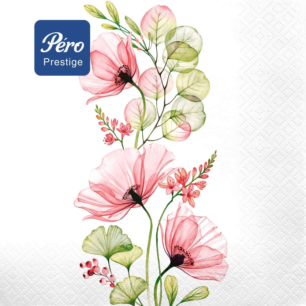 Изображение товара Салфетки Pero Prestige Комплимент 33x33 см тройные с рисунком Изображение товара Салфетки Pero Prestige Комплимент 33x33 см тройные с рисунком