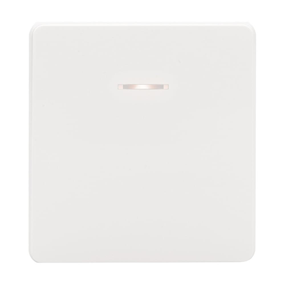 Изображение товара Механизм выключателя KRANZ ROUND 1-клавишный с подсветкой 10А с/у перламутр KR-78-0713-1