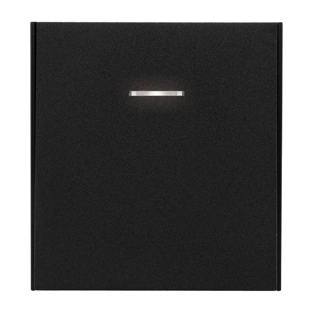 Изображение товара Кнопочный выключатель KRANZ STRONG KR-78-0713-5 1 клавиша с подсветкой антрацит