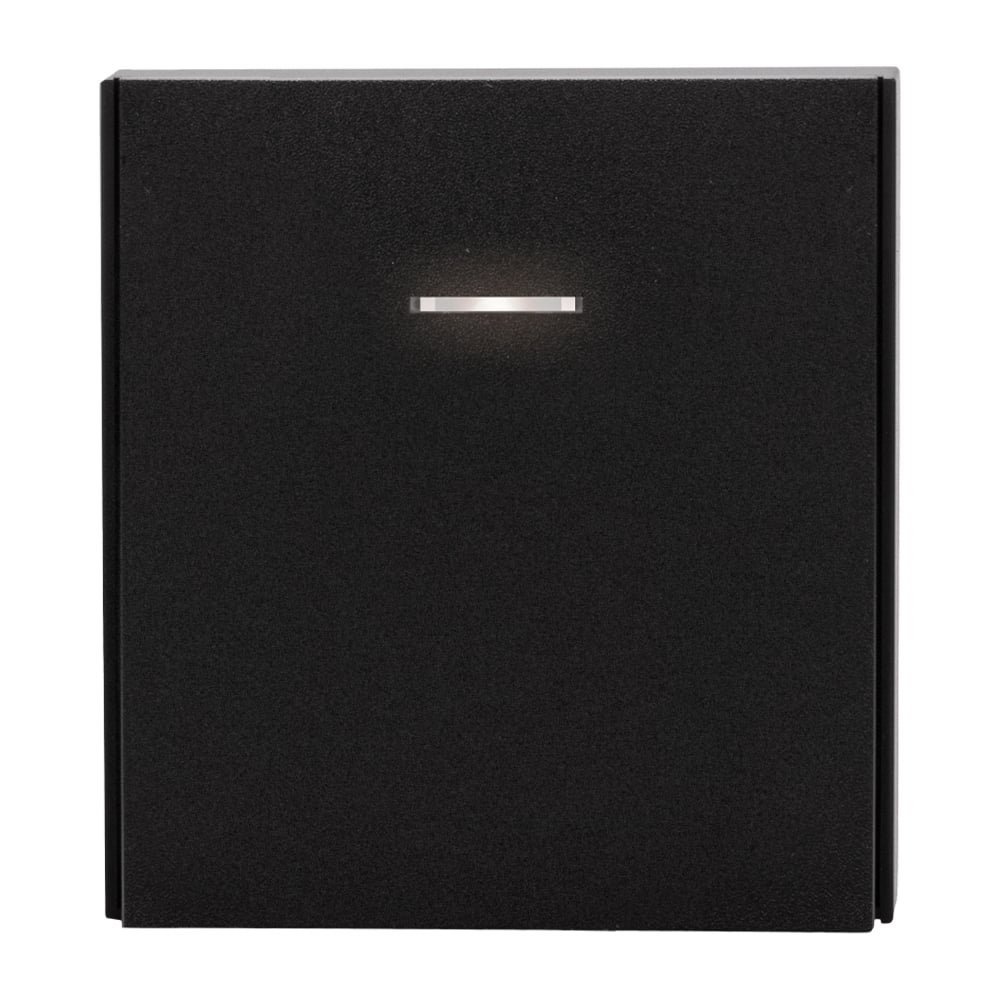 Изображение товара Механизм переключателя KRANZ STRONG 1-клавишный с подсветкой 10А с/у антрацит KR-78-0716-5