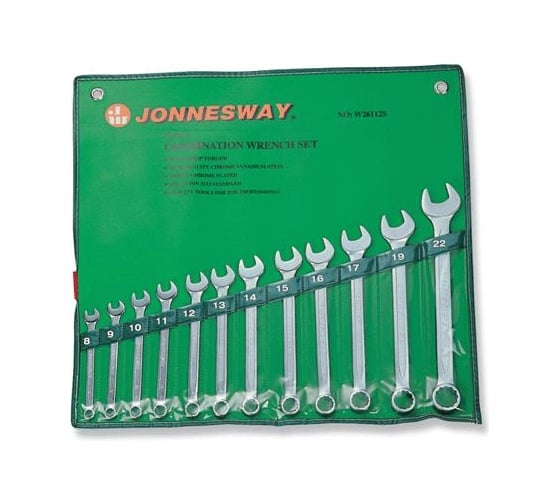 Изображение товара Набор комбинированных ключей 8 - 22 мм Jonnesway W26112S