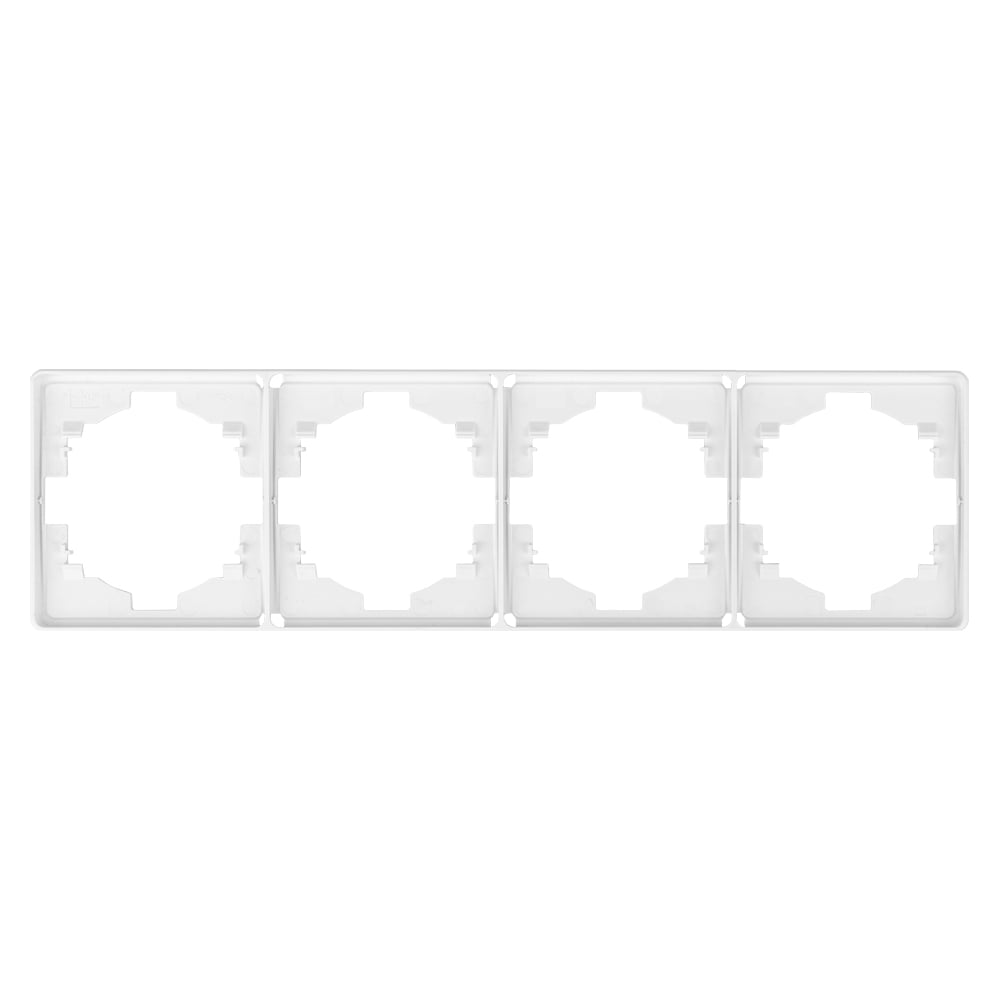 Изображение товара Рамка KRANZ ROUND 4-постовая перламутр KR-78-0754-1