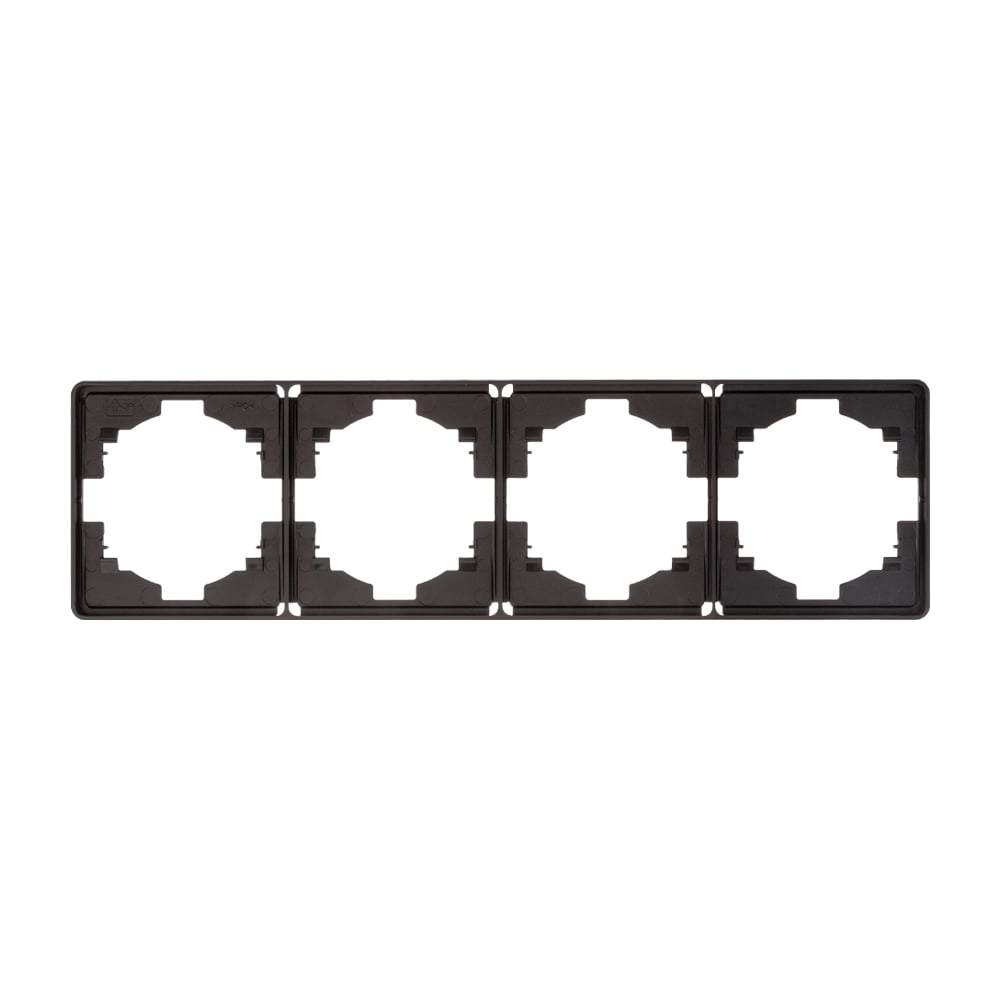 Изображение товара Рамка KRANZ Round KR-78-0754-3 4 поста оникс