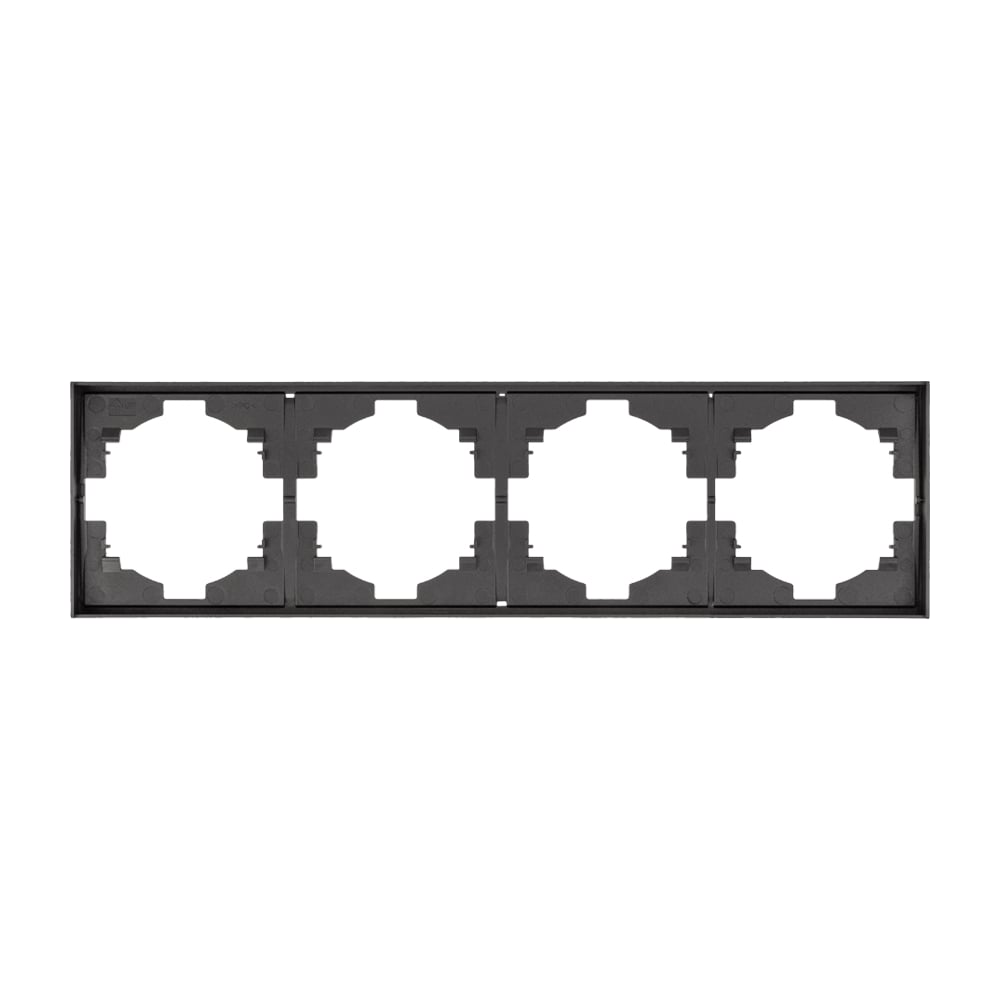 Изображение товара Рамка 4 поста KRANZ STRONG графит ABS-пластик