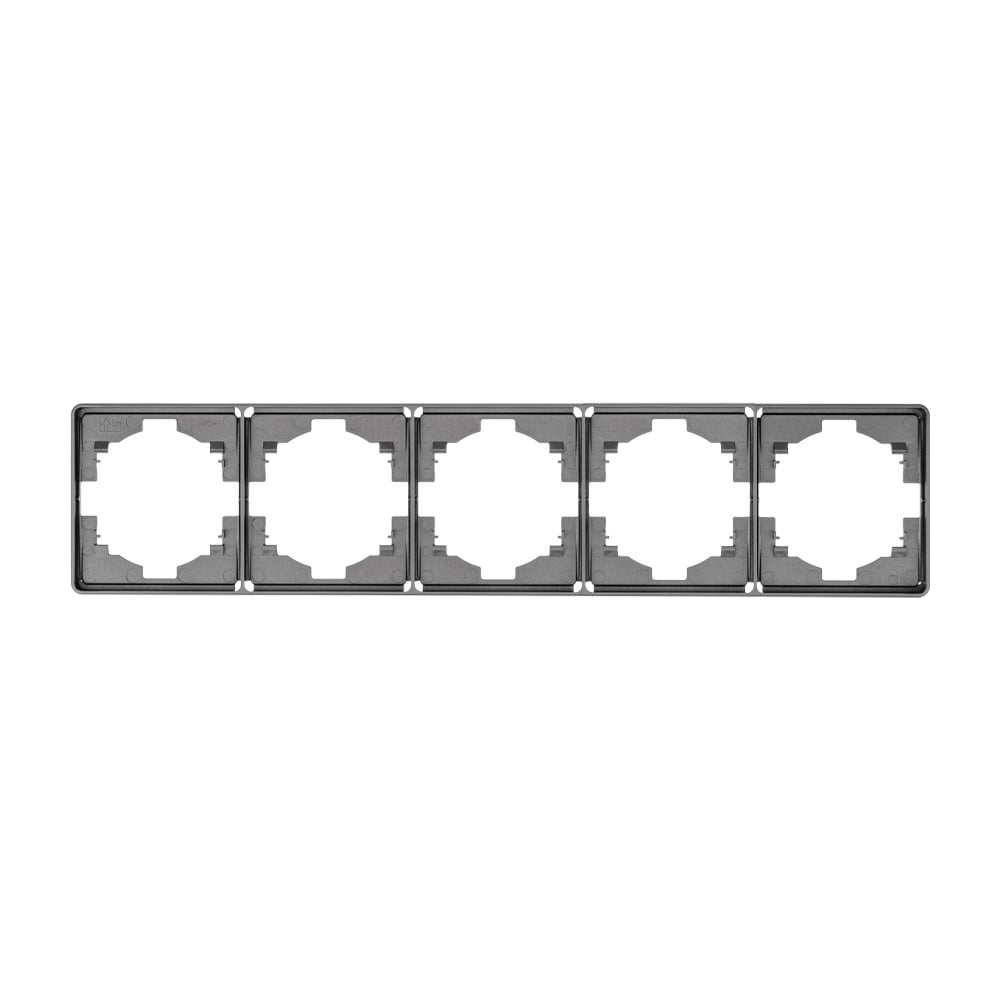 Изображение товара Рамка KRANZ ROUND 5-постовая титан KR-78-0755-2
