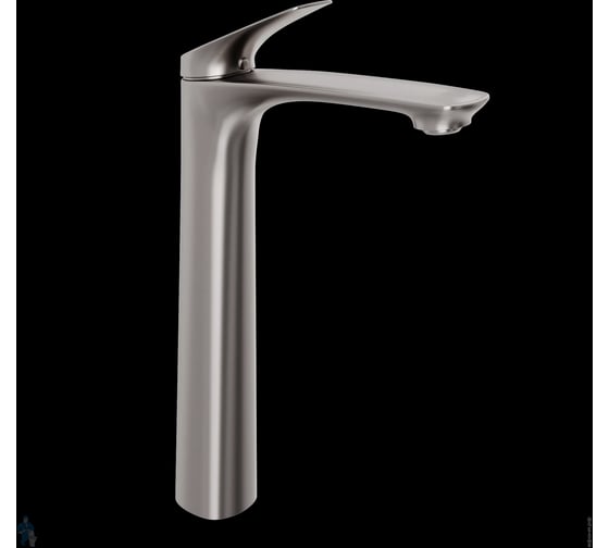 Изображение товара Смеситель для раковины Abelsberg Perfecta высокий, титан INF60102BN