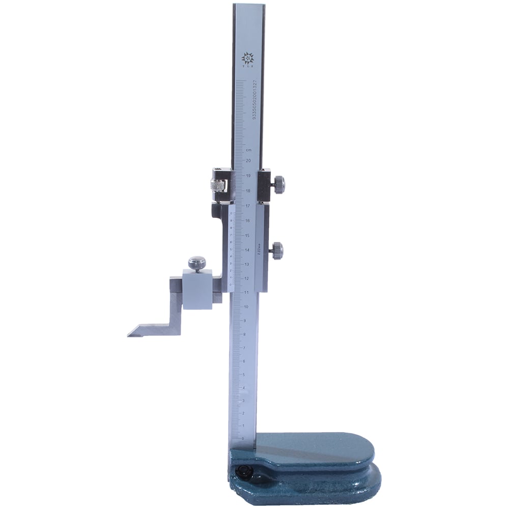 Изображение товара Штангенрейсмас TLX ШР- 200, 0-200 мм, цена деления 0.02 312-125S нержавеющая сталь 76575