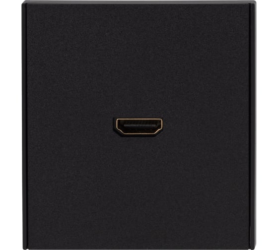 Изображение товара Розетка HDMI KRANZ STRONG с/у антрацит KR-78-0730-5