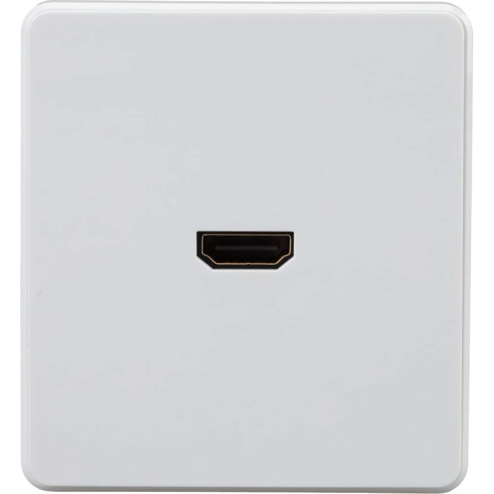 Изображение товара Розетка HDMI KRANZ ROUND с/у перламутр KR-78-0730-1