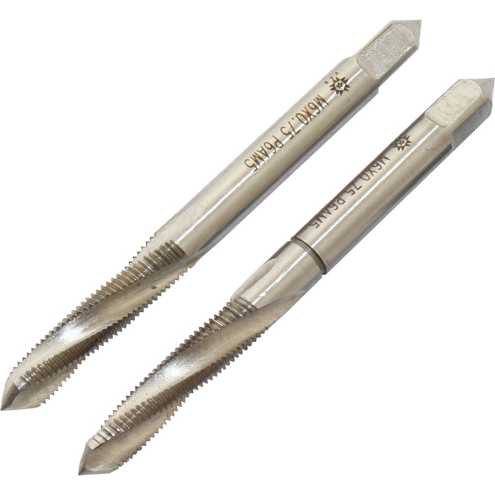 Изображение товара Метчик TLX М 6,0х0,75, м/р, Р6АМ5, винтовая канавка, комплект из 2-х шт. 76647
