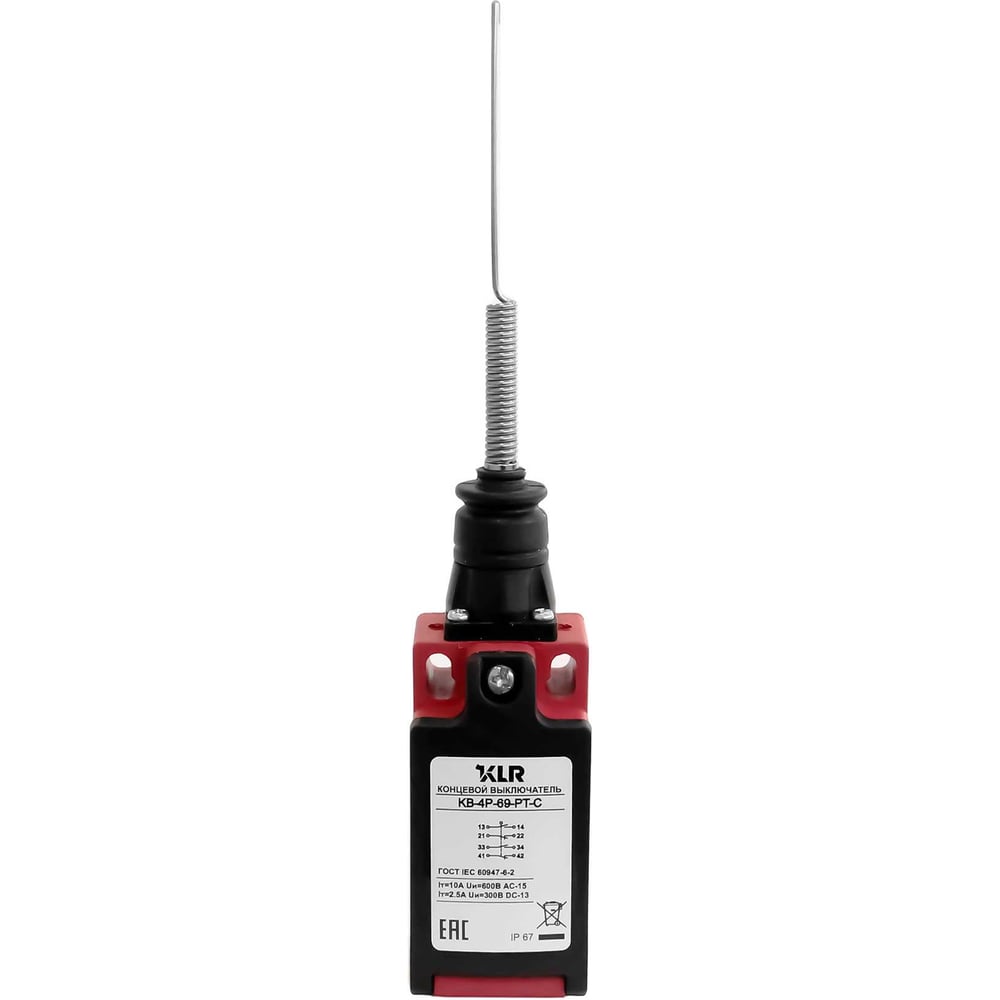 Изображение товара Выключатель концевой KLR KB-4P-69-PT-C 2NO/2NC