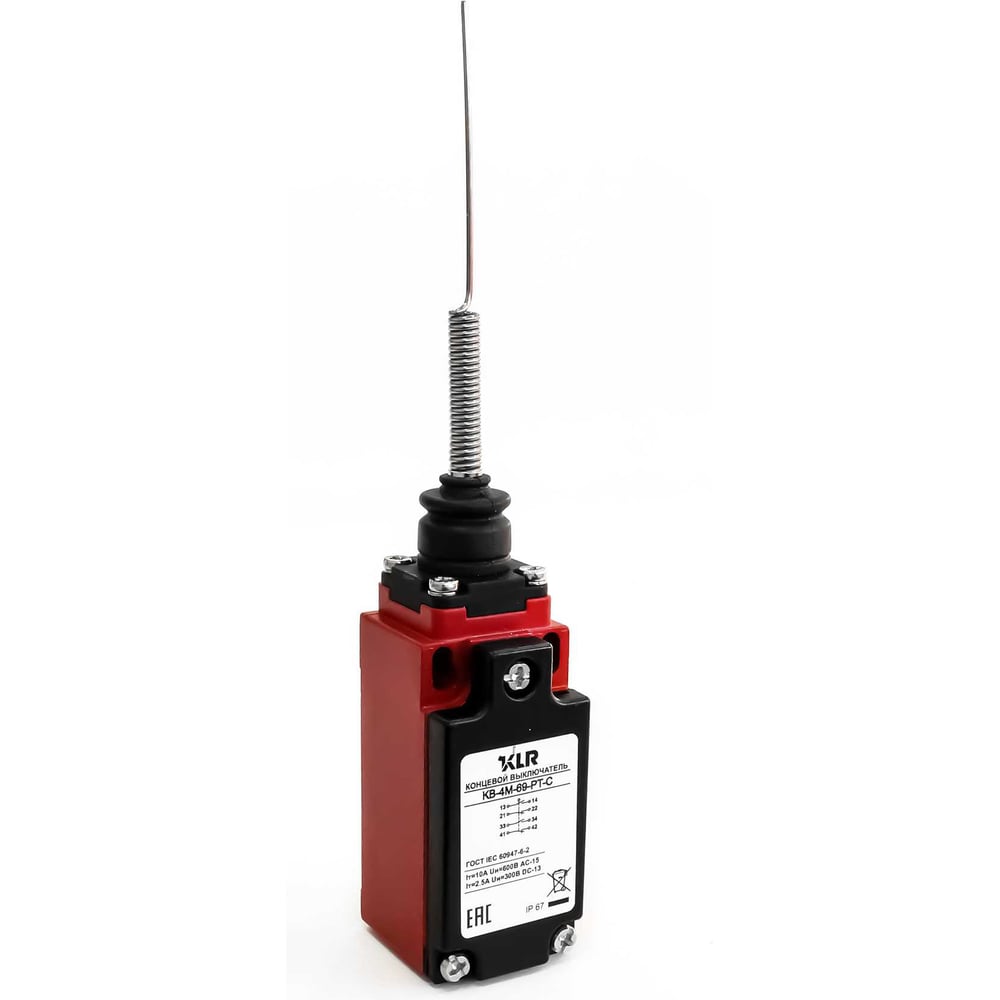Выключатель концевой KLR KB-4M-69-PT-C 2NO/2NC Snap Action/10A/600VAC/Ввод М20 8800332
