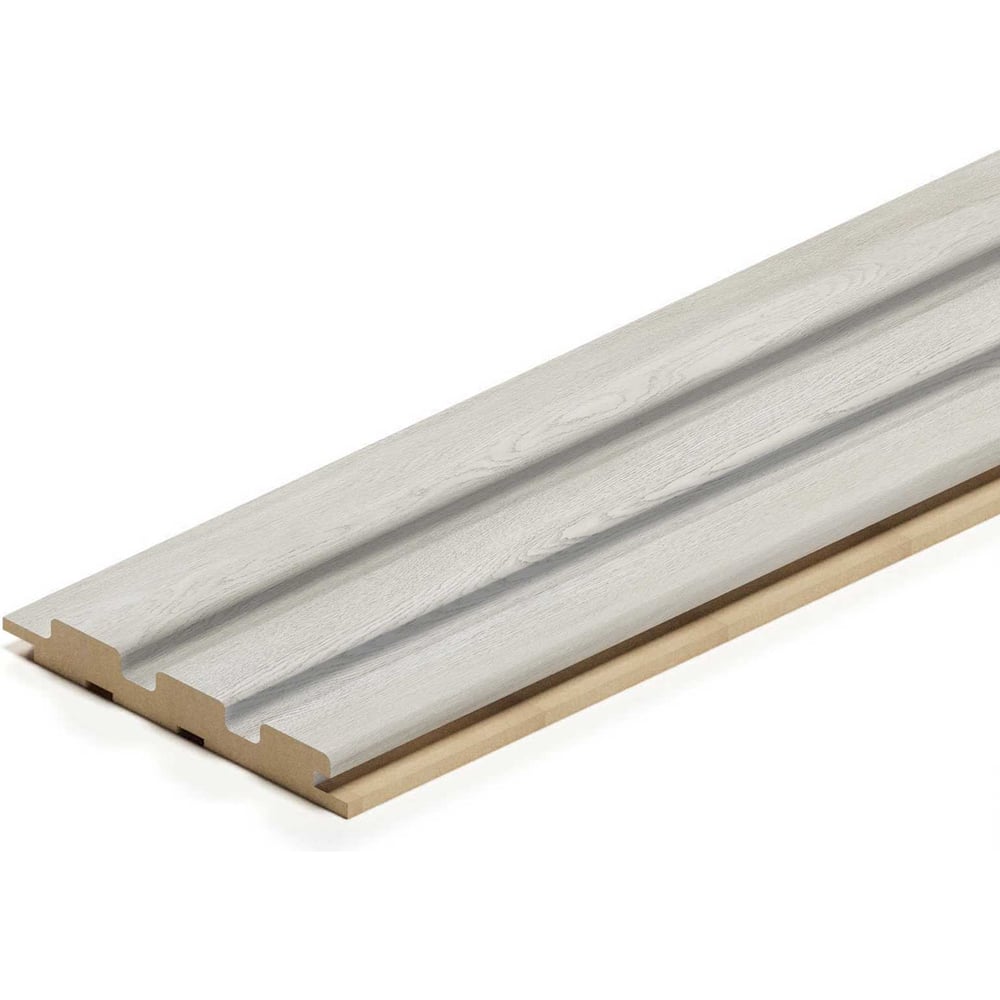 Изображение товара Панель Стеновая Реечная МДФ STELLA Beats Standart Дуб Грей 2700x119x16 (4шт.упак.) ЦБ-00019117