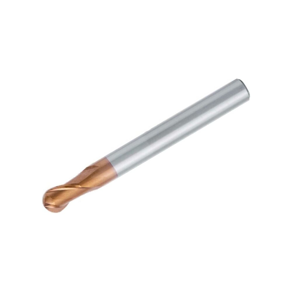 Изображение товара Фреза сферическая NORGAU VHM D10x15x75x10/Z2 Тип H 018445100