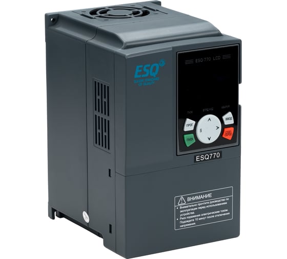 Изображение товара Частотный преобразователь ESQ -770-4T0075G/0110P 7.5/11кВт, 380В 08.04.304512