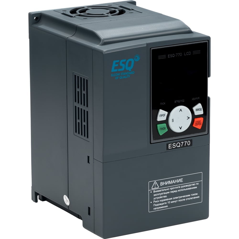 Изображение товара Частотный преобразователь ESQ -770-2S-0055 5.5/7.5 кВт, 220В 08.04.304506