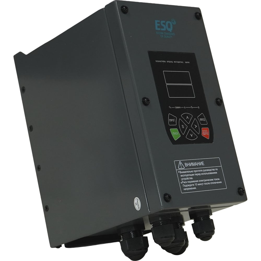 Изображение товара Частотный преобразователь ESQ F 770-4T0015-IP54 1.5/2.2кВт, 380В 08.04.304699