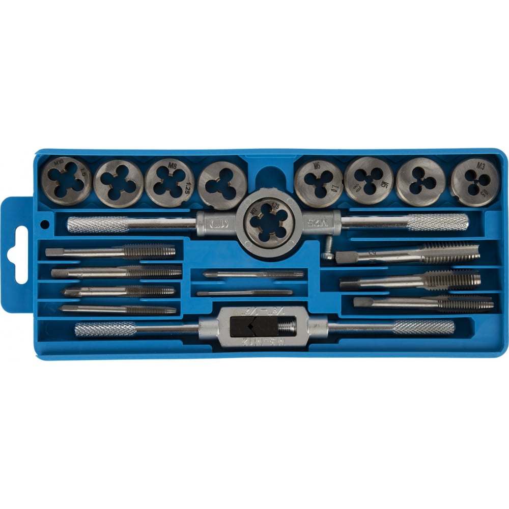 Изображение товара Набор метчиков и плашек Debever Machining Solutions М3- М12, 20 предметов, метрическая резьба, Standard DB-S-TDM5020