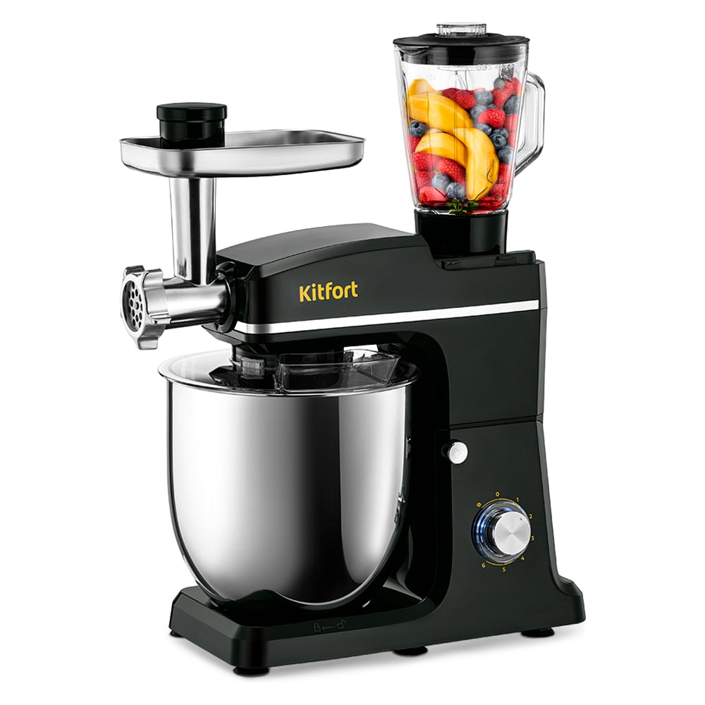 Изображение товара Планетарный миксер KITFORT KT-4427 с чашей 12 л и мощностью 2000 Вт