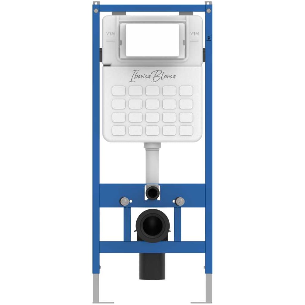 Изображение товара Cистема инсталляции для подвесного унитаза IBERICA BLANCA SILENCIO с пневматическим управлением, IB001.P
