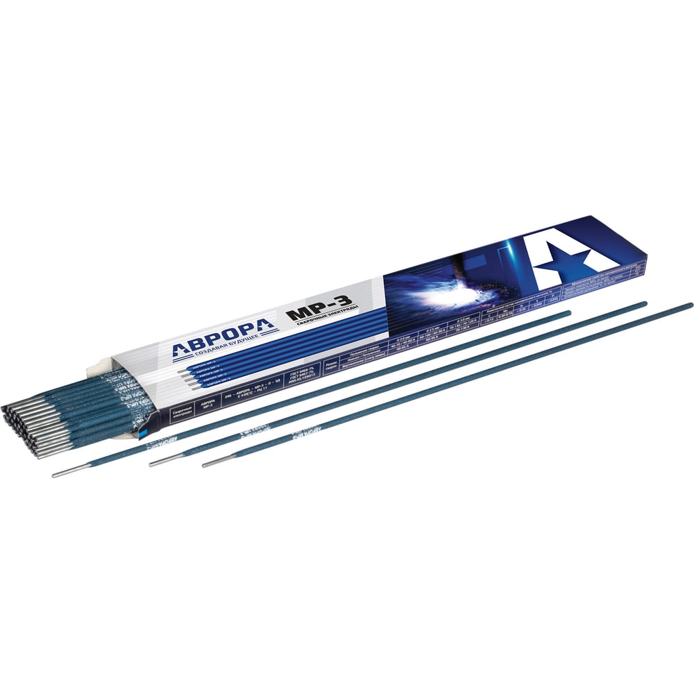 Изображение товара Электроды сварочные Aurora АВРОРА МР-3 2.5мм (1кг) 41791