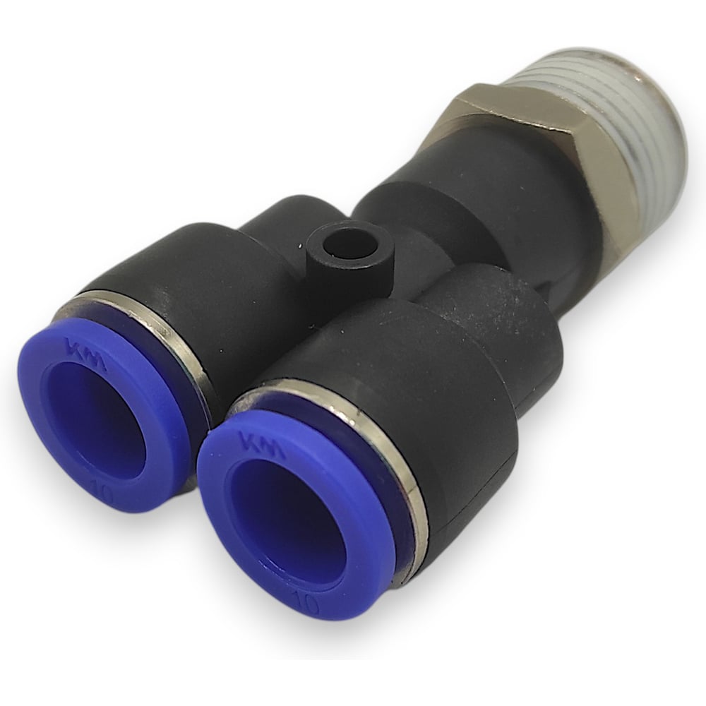 Изображение товара Тройник Y-образный Контактная Механика трубка 10мм, 1/2 KZPWT10-04P