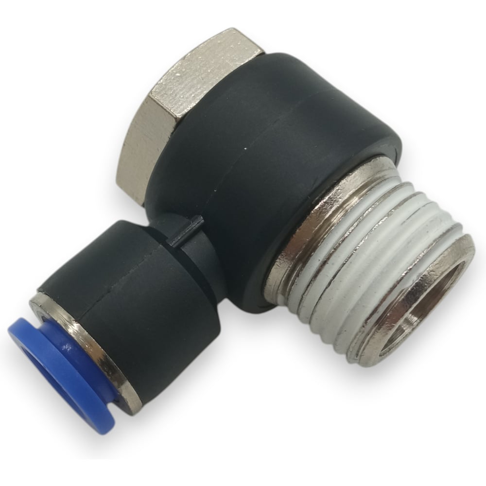 Изображение товара Фитинг угловой Контактная Механика трубка 10мм, 1/2 KZPH10-04P