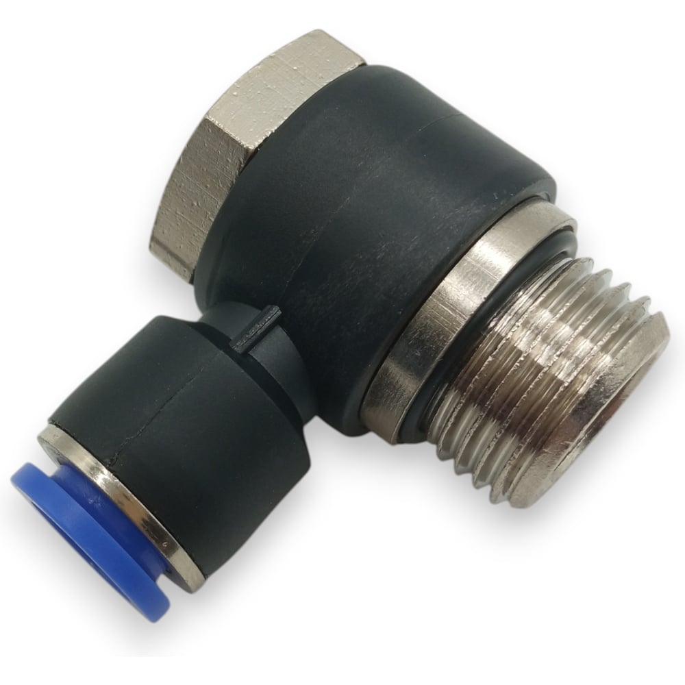 Изображение товара Фитинг угловой Контактная Механика трубка 10мм, G1/2 KZPH10-04G