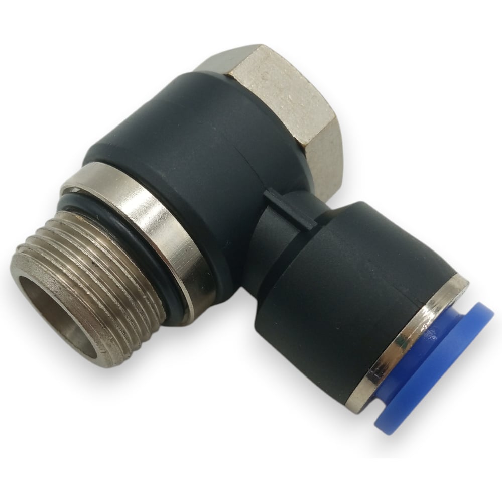 Изображение товара Фитинг угловой Контактная Механика трубка 10мм, G3/8 KZPH10-03G