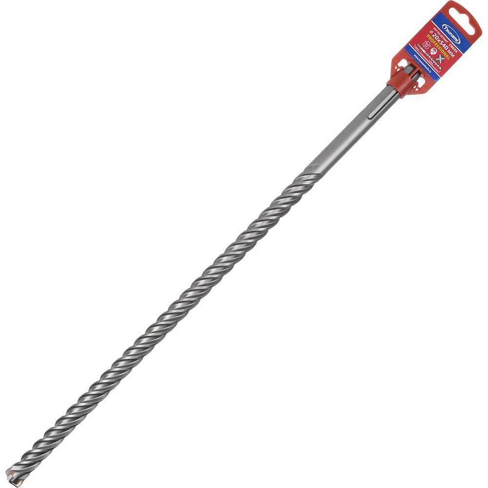 Изображение товара Бур по бетону Tsunami 20х540/400 Cross SDS-MAX PROFESSIONAL T10610400020540