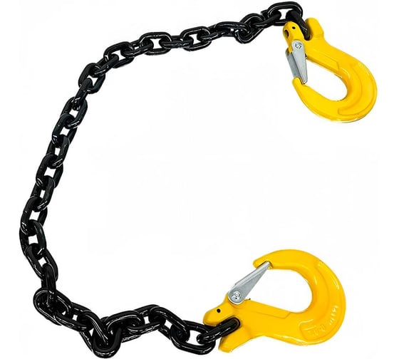 Изображение товара Цепь крепежная ПК Такелаж 16мм 4м, 8т крюк/крюк, (22,8тн) без талрепа FC8164