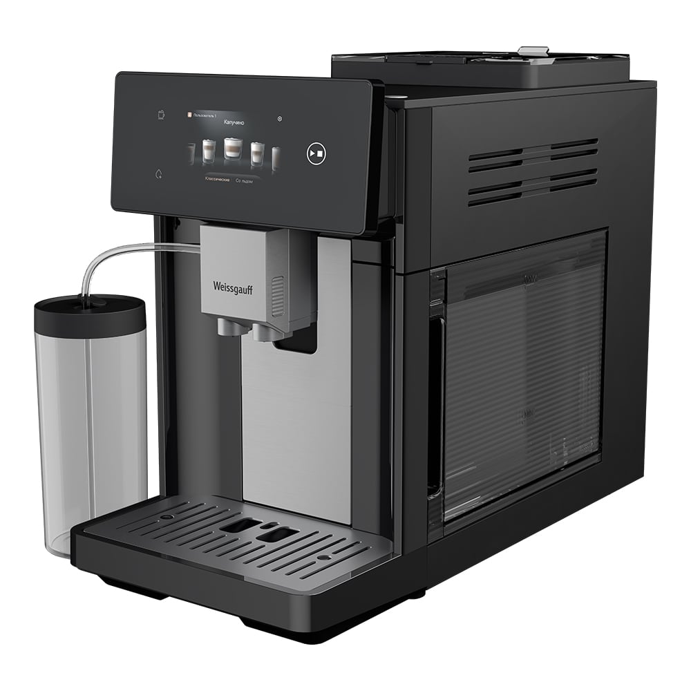 Кофемашина Weissgauff WCM-340 TFT Automatic Touch Cappuccino Nero 439561