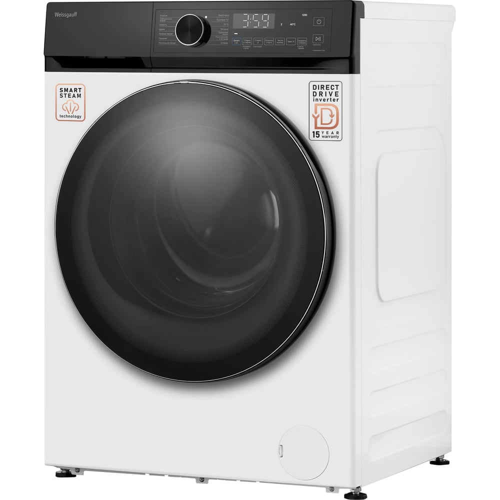 Изображение товара Стиральная машина Weissgauff WM 60212 Direct Drive Inverter Steam 439632